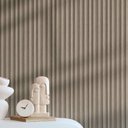 Ver imagem 3 de Painel Ripado Prime Madeira PVC Mogno Cinza 2,9m x 16cm