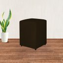 Ver imagem 3 de Puff Quadrado em Suede Decorativo