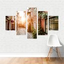 Ver imagem 1 de Quadro Paisagens São Petersburgo Rua Rússia Luz do Sol Canvas