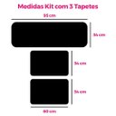 Ver imagem 2 de Kit de 3 Tapetes para Cozinha Losangos