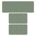Ver imagem 1 de Kit de 3 Tapetes para Cozinha Losangos