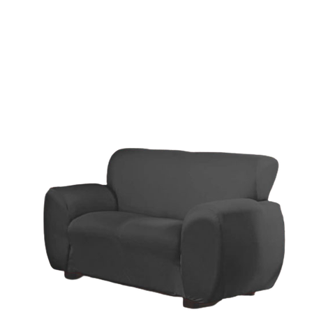Capa de Sofá Coladinha Kit 2 Lugares Chumbo