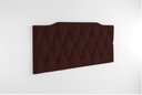 Ver imagem 1 de Cabeceira Painel Estofada Casal 1,40 Dobrável Cama Box Nicole Vinho