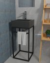Ver imagem 2 de Gabinete para Banheiro Base Box Iron 40x40 Cm