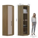 Ver imagem 7 de Conjunto Quarto Queen 6 Peças 7 Portas 2 Gavetas Paris Eucamóveis