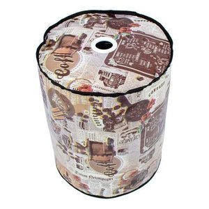Capa Protetora para Botijão Bujão de Gás Impermeável Café