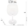 Taça para Gin Cristal Sommelier Lyor 600ml 5170 - 5