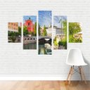 Ver imagem 1 de Quadro Cidades Eslovênia Liubliana Europa em Tela Canvas