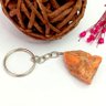 Chaveiro Pedra Calcita Laranja Bruta Alegria Vitalidade - 6