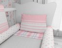 Ver imagem 3 de Kit Berço Enxoval de Bebê Floral Jardim Rosa