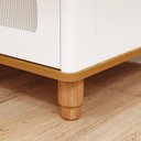 Ver imagem 6 de Cômoda de Bebê com 4 Gavetas 1 Porta Bala de Coco Expresso Móveis Branco/Nature