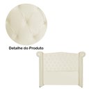 Ver imagem 2 de Cabeceira Estofada Sienna para Cama Box Queen 160 cm Suede Marfim