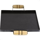 Ver imagem 2 de Chapa Bifeteira Para Fogão e Churrasqueira Alça de Madeira