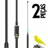 2 Antena Px Bobinada Prolongador 100w Canarinho Viuva Negra Steelbras - 1