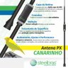 2 Antena Px Bobinada Prolongador 100w Canarinho Viuva Negra Steelbras - 2