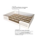 Ver imagem 5 de Cama Montessoriana Casal Infantil Lua Branco