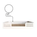 Ver imagem 7 de Cama Montessoriana Casal Infantil Lua Branco