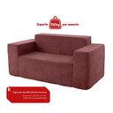 Ver mais imagens de Sofá 2 Lugares Sync Kappesberg 176cm Boucle Hibisco