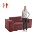 Ver imagem 4 de Sofá 2 Lugares Sync Kappesberg 176cm Boucle Hibisco
