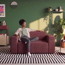 Ver imagem 6 de Sofá 2 Lugares Sync Kappesberg 176cm Boucle Hibisco