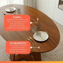 Ver imagem 3 de Mesa Sala de Jantar 1,80m Vick Madeirado
