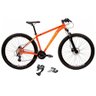 Bicicleta Aro 29 Absolute Nero 4 Cabos Internos 24v Câmbios Shimano Garfo com Trava Laranja 19 - 1