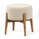 Ver imagem 3 de Puff Dual Tecido Linho 100% Poliester Premium para Sala de Estar:palha