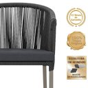 Ver imagem 3 de Mesa com 4 Cadeiras e Noronha Estofado 11 Trama Original Preto