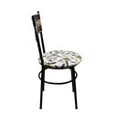 Ver imagem 5 de 2 Cadeiras Pretas para Cozinha Viena Cappuccino Premium:Floral Orquídea