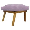 Ver imagem 1 de Puff Decorativo Retangular para Sala Penteadeira Marty Linho