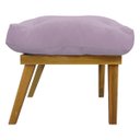 Ver imagem 6 de Puff Decorativo Retangular para Sala Penteadeira Marty Linho