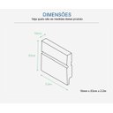 Ver imagem 3 de Rodapé de Poliestireno Espaçofloor Liso Branco 3cm X 15mm X 2,20m