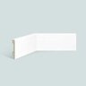 Rodapé de Poliestireno Espaçofloor Liso Branco 10cm X 15mm X 2,20m - 1