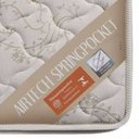 Ver imagem 3 de Cama Base Solteiro Bege Colchão Molas Ensacadas Airtech Springpocket 88x188 - Ortobom
