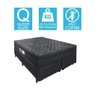 Cama Box Queen + Colchão Portobel De Mola Arezzo Black Light - 4