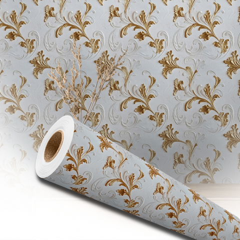 Papel de Parede Adesivo Efeito Arabesque Decoração Premium