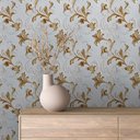 Ver imagem 3 de Papel de Parede Adesivo Efeito Arabesque Decoração Premium