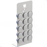 Suporte Porta Cápsulas de Café Inox Escovado 15 Cápsulas - 1