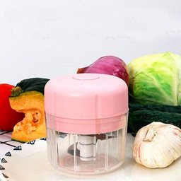 Mini Processador Alimentos Eletrico Dupla Lamina Triturador Recarregavel Portátil Cozinha Legumes - 6