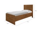 Ver imagem 2 de Cama Baú Solteiro Larissa Malbec Framar