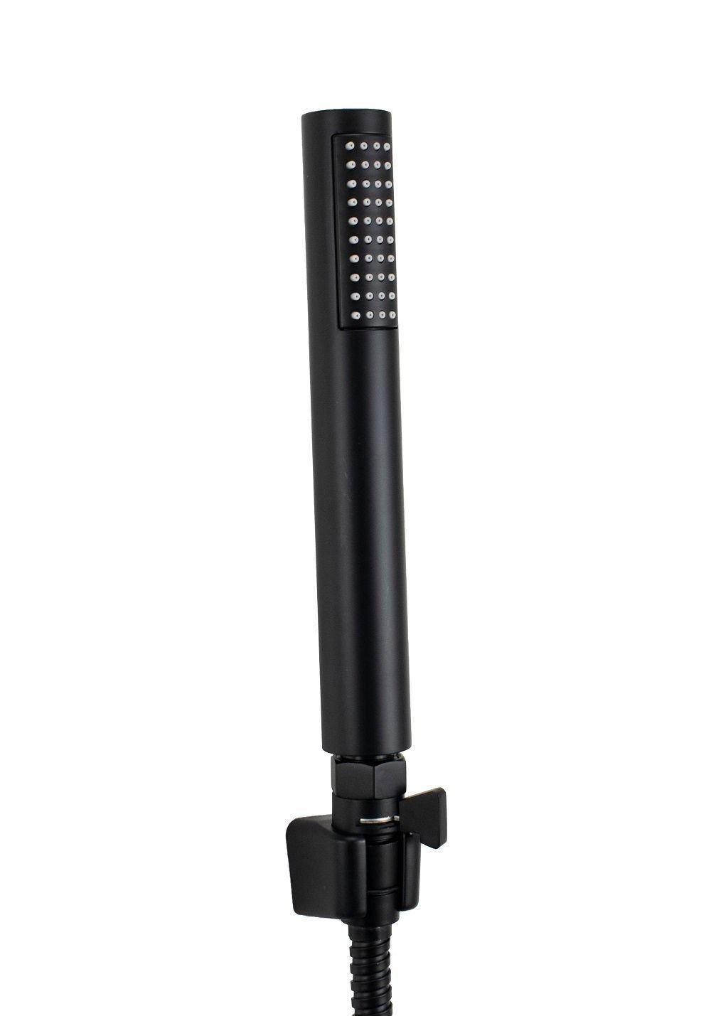 Ducha Black Redonda Inox 15 Cm Parede com Ducha Manual de Abs - 4