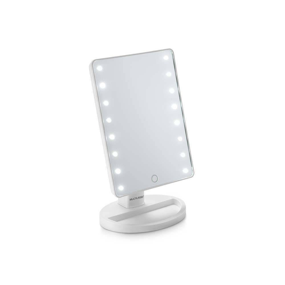 Espelho Touch de Mesa com LED Branco Multilaser - Hc174