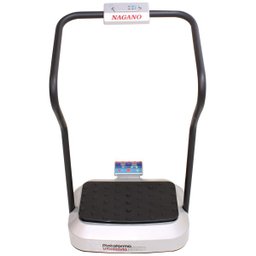 Plataforma Vibratória Elétrica Pilates Emagrecer 500W com Hastes - 110v - 2