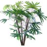 Planta Rafia Permanente Ornamental 100 cm com tronco natural - 1