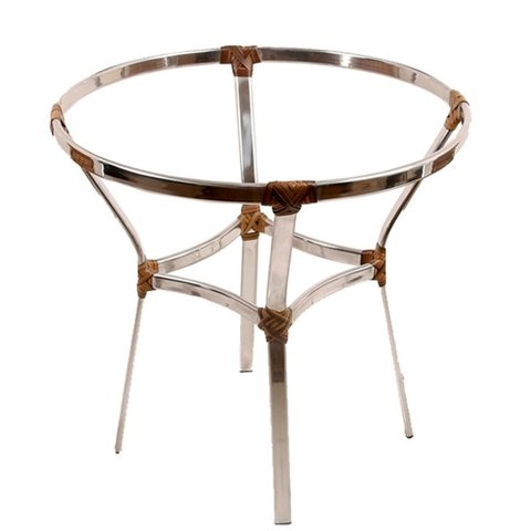 Mesa Ascoli em Alumínio 70cm Altura X 80cm Diâmetro Trama Original