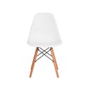 Ver imagem 3 de Kit 4 Cadeiras Eiffel Eames Dsw Branco Base Pp