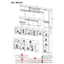Ver imagem 4 de Cozinha Completa c/Balcão para Cooktop Veneza MP2276 Multimóveis + Brinde Jogo de Panelas Tramontina