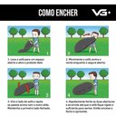 Ver imagem 4 de Sofá de Ar Hug Bag Inflável Camping Relaxante Rosa Vg+
