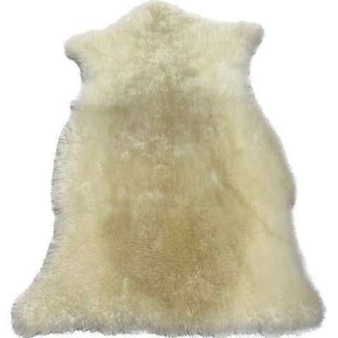 Tapete Pele Ovina Formato Branca Grande