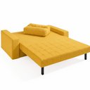 Ver imagem 2 de Sofá Cama de Casal em Tecido Linho 182cm Murilo com Espuma D28